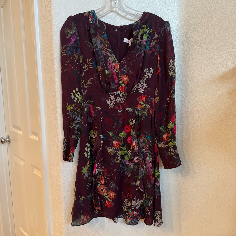 NWT Parker Floral Long Sleeve Dress